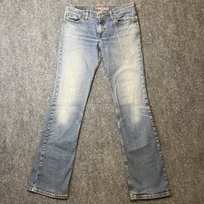 Levi's 518 Womens Superlow Bootcut Jeans 5 Long Blue Denim 29x32 Light Wash Y2K