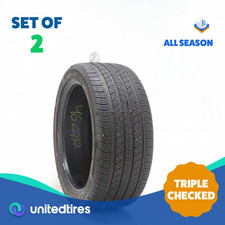 Set Of 2 Used 25540r19 Continental Procontact Rx 96w - 7.532
