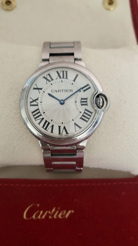 Cartier Ballon Bleu 36mm watch steel, model 457647PX (UNISEX) - Image 3 of 4