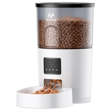 Automatic Cat Feeder, 3L Timed Dry Food Dispenser with Desiccant, Programmabl...