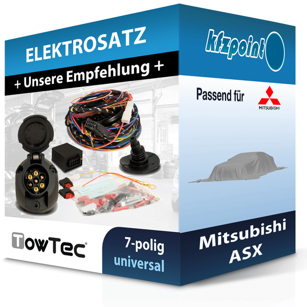 für Mitsubishi ASX 01.2023-Jetzt Towtec E-Satz 7Polig Universell NEU-image