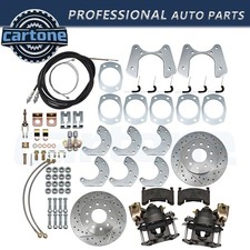 Large Bearing Rear Disc Brake Conversion With Parking Brakes For Ford 9 New Large Bearing Rear Disc Brake Conversion With Parking Brakes For Ford 9 New