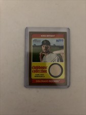2023 Topps Heritage - Clubhouse Collection Relics Kris Bryant #CCR-KB Gold /99