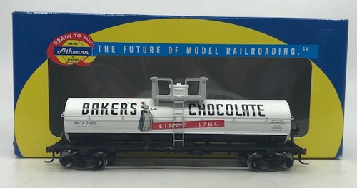 Athearn 72911 HO RTR Chemical Tank, Baker's Chocolate #31056 LN/Box | Condition: Used
