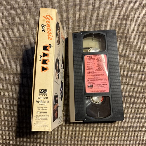 Genesis the Mama Tour VHS Live Music Phil Collins 1984 Prog Rock Pop Rock 80’s - Picture 3 of 7