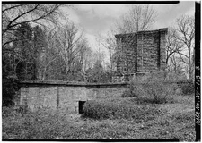 3. GENERAL VIEW LOOKING EAST. DISCHARGE OUTLET IS VISIBLE AT CENTER. WASTE WEIR