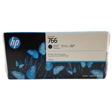 Image of HP 766 Matte Black Ink Cartridge 300ml Genuine Original DesignJet P2V92A 2028