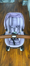 Evenflo Shyft DualRide Infant autoSeat  Stroller Combo Purple/Brown Canopy
