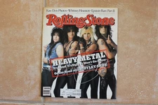 Motley Crue Nikki Sixx Autographed Signed 1987 Rolling Stone Magazine The Dirt