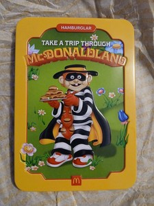 Adult Happy Meal Toy Welcome To McDonaldland Toy 2025 - Hamburglar Tin & Bonus