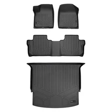 SMARTLINER A0230/B0248/D0416 2-Row Floor Liner +Behind Second Row Cargo Liner