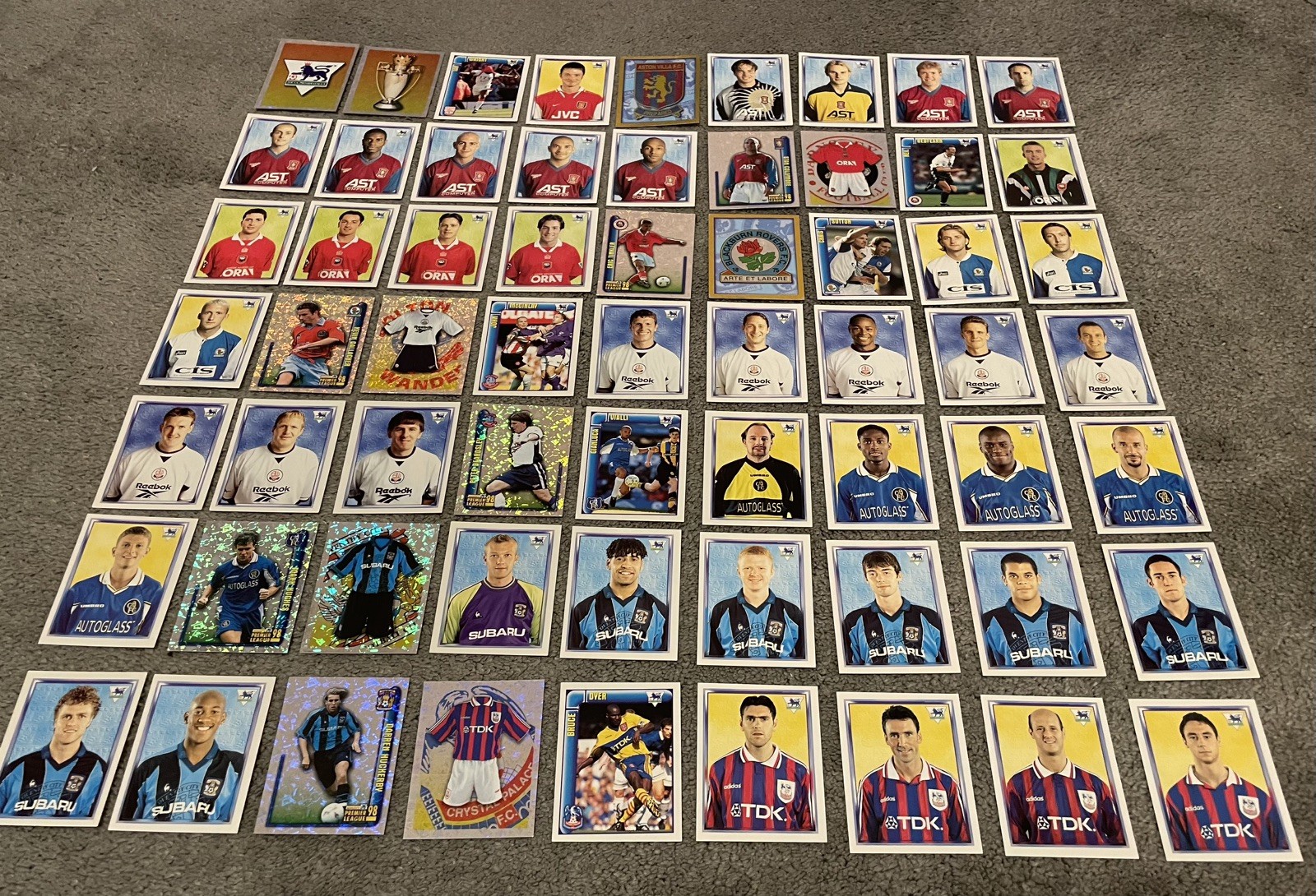 Sticker 1998 Merlin Premier League 98/1998 Stickers Bundle x177 No Duplicates