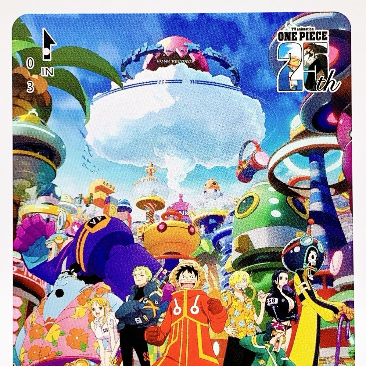 One Piece Shareholder Benefits Quo Card 25th Limited Luffy Nami