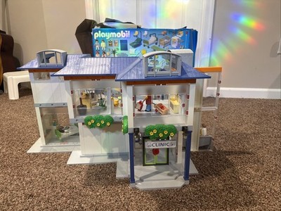PLAYMOBIL Hospital Clinic 4404 Nearly Complete With Extras for