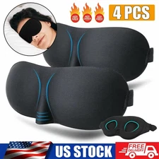 2/4pcs Sleeping Eye Mask Men's and women's Sleeping Mask 3D Contour Cup Shade US