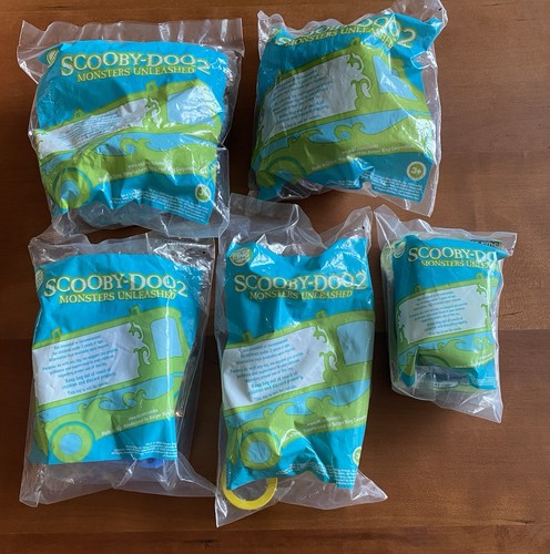Burger King 2003 Scooby-Doo 2 Monsters Unleashed Kids Meal Toy FULL SET SEALED!