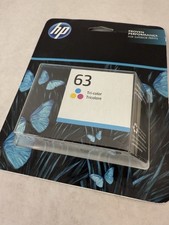 HP 63 F6U61AN Tri-Color Ink Cartridge Sealed New Exp 04/23