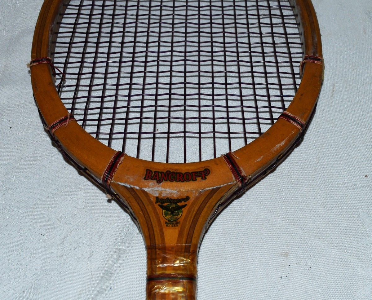 Vintage 1940s Wood Bancroft Forest Hills Custom Built Tennis