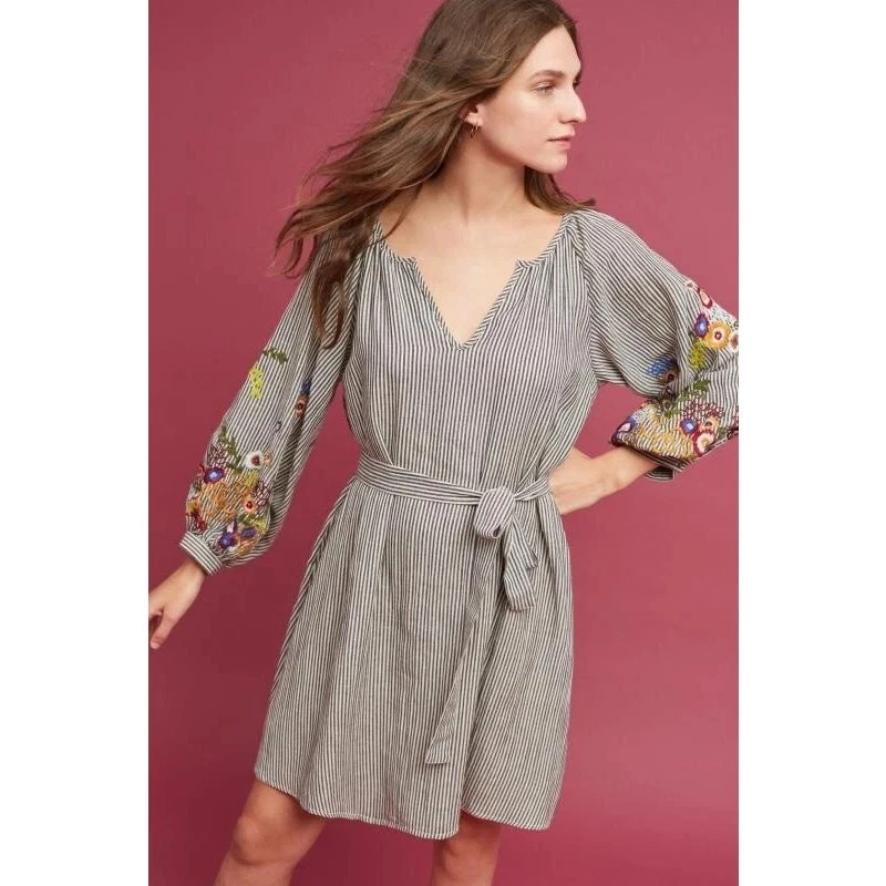 Anthropologie Long Sleeve Striped Dresses for Women for sale | eBay