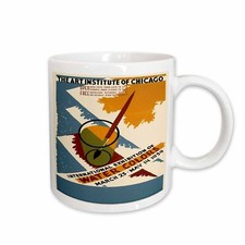 3dRose Art Institute of Chicago International Exhibition Watercolors 1939 Mug