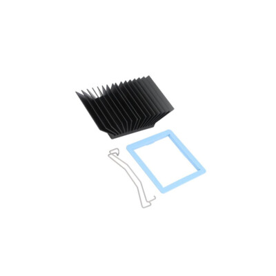 ATS-51450R-C1-R0 Radiator: geprägt gerippt schwarz L: 45mm W: 45mm H: 19,5mm Adv