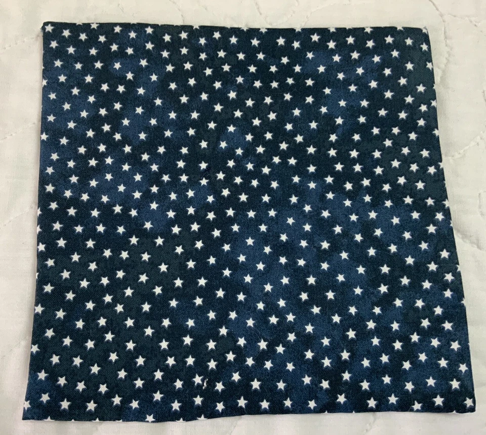 Vintage Antique Patchwork Quilt Table Topper, Bow Tie, Early 1900’s, Navy, Red - Image 2 of 4