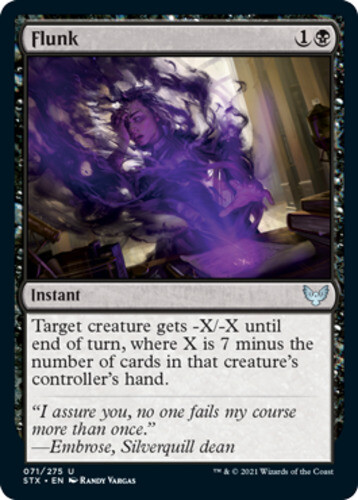 Flunk - Foil X4 (Strixhaven: School of Mages (2021)) MTG (NM) *CCGHouse* Magic - Bild 1 von 1