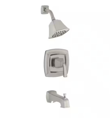 Glacier Bay HD873X-3504 Mason 1-Handle 1Spray Tub & Shower Faucet Brushed Nickel