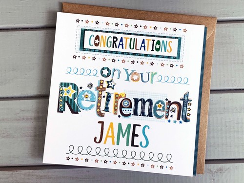 Retirement card personalised male female RETIREMENT card retire leaving card - Picture 16 of 27