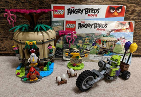 LEGO (The Angry Birds Movie) - Bird Island Egg Heist, Set #75823, Complete w/box