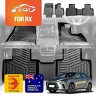 3D Car Floor Mats for Lexus RX350 RX350h RX500h 22+ All-Weather TPE Carpet Liner