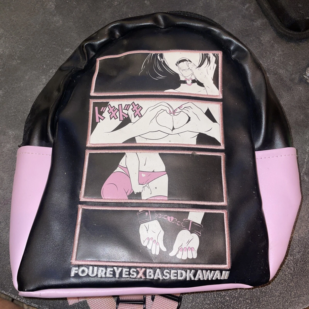 RARE iiii FourEyes x Based Kawaii Four Panel Hentai Black 