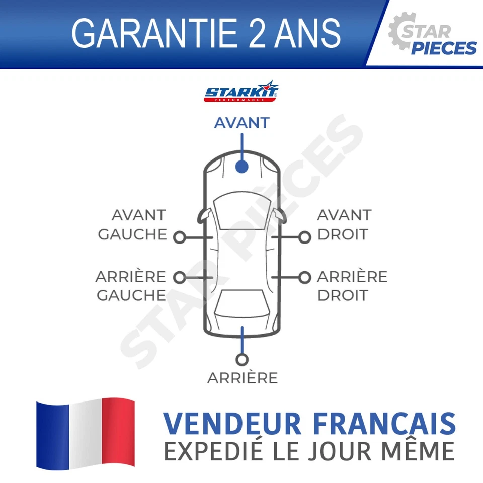 2 vérin d’ouverture de capot PEUGEOT 406 COUPE 1997-2004 | 792507 – 2870400 - Photo 2/4