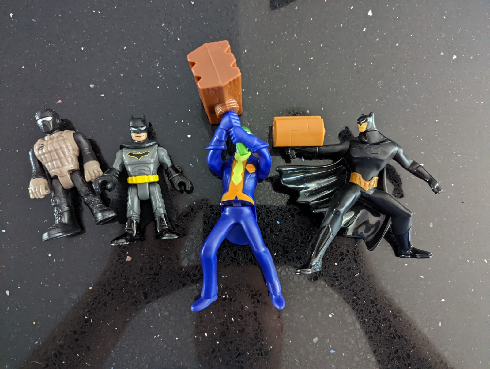 Box Of Boys Toys Used Batman Figures Pokemon Cars 