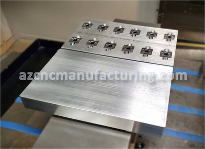 4'' Quick Change Vise Workholding Pallet System High Capacity Part Clamping