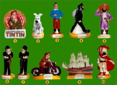 2013 Epi Madness Tintin and The Secret Of La Unicorn Charm Porcelain 3D Choice
