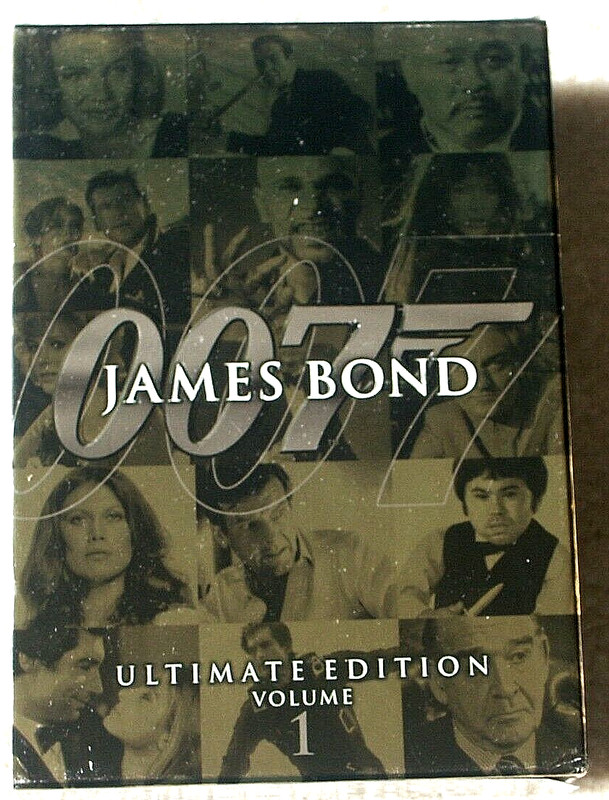 James BOND Ultimate 10 Discs Volume 1 Box Goldfinger Diamonds Golden Gun Connery