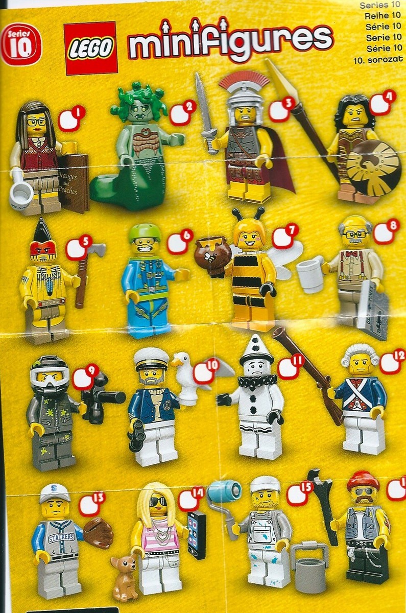 lego minifigures paper checklist flyer. you choose your checklist | eBay