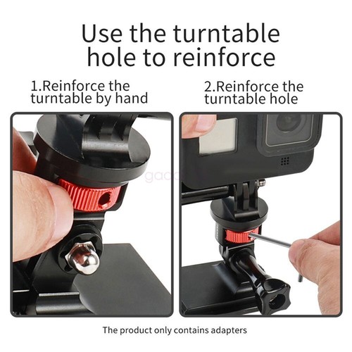 Support Tripod Adapter Mount Holder For Gopro 10 9 Insta360 One X2 DJI Action 2 - Picture 10 of 18