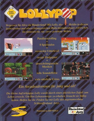 Lollypop PC Game 1994 Rainbow Arts Windows 10 11 - Bild 2 von 2