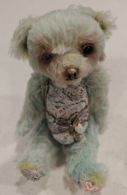La De Da Artisan Bär süßer Jibellule 2015 handgefertigtes Mohair