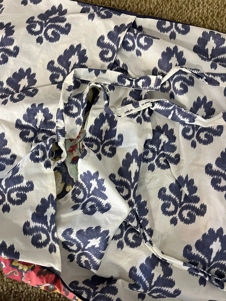 Nina Home By Nina Campbell Paisley Mandala Reversible Queen Comforter Set floral - Image 4 of 4