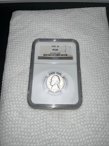 1955 Jefferson Nickel PF69 NGC Certified