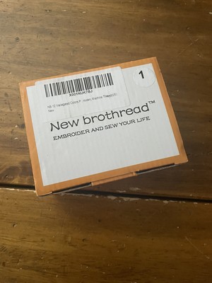 New brothread 12 Colors Variegated Polyester Embroidery Machine Thread Kit