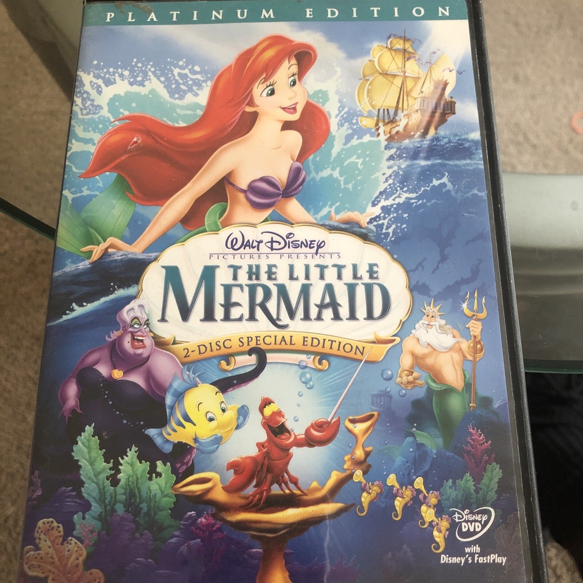 The Little Mermaid (DVD, 2006, 2-Disc Set, Platinum Edition