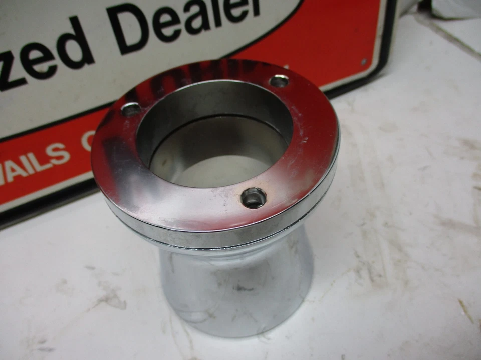 BILLET VELOCITY STACK FOR S&S SUPER E CARBURETOR HARLEY DAVIDSON CHOPPER Foto 3 de 4