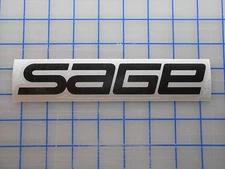 Sage Decal Sticker 5.5" 7.5" 11" Fly Fishing Rods Reels Line Tippet Tying Case 