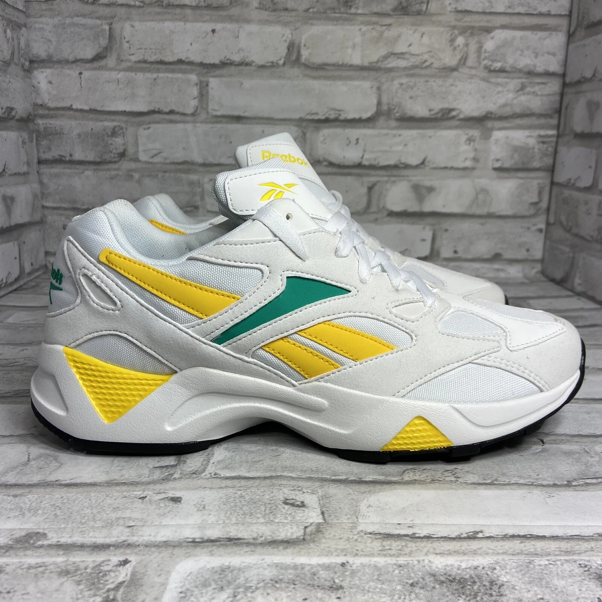 parcialidad su Cría Reebok aztrek 96 sneakers for women white , Yellow And Green DV8527 Size 9  | eBay