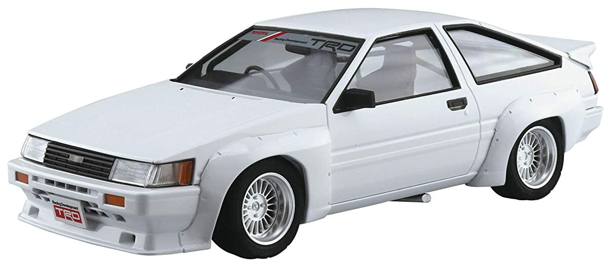 aoshima DISM 1/24 corolla levin AE86 Aoshima 1/24 Scale Kit 57988 TRD AE86 Corolla Levin N2 Ver