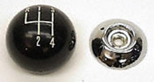 64 65 66 67 68 69 CAMARO CHEVELLE NOVA BLACK MUNCIE SHIFT KNOB BALL HANDLE 5/16 - Bild 1 von 1